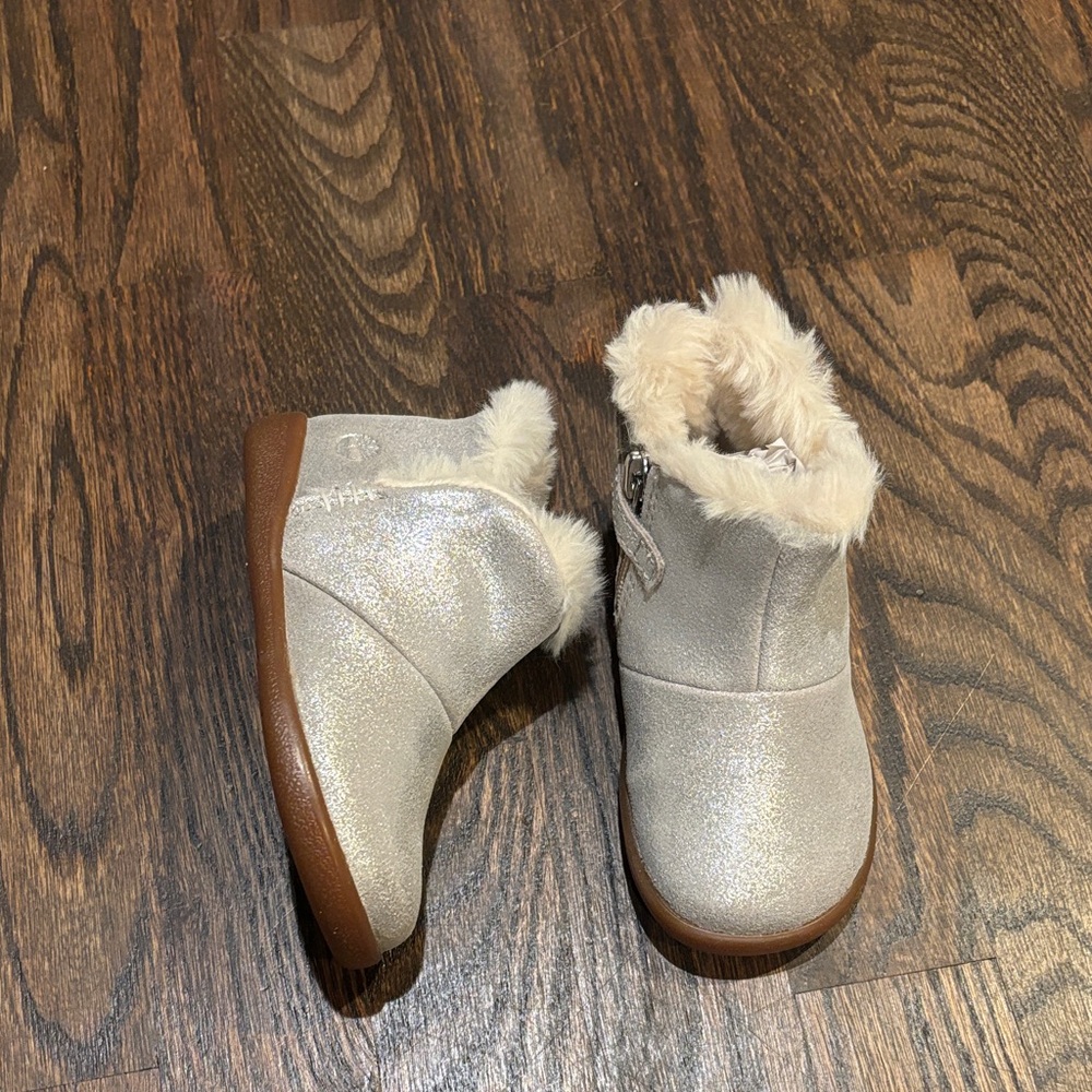 Timberland Toddler Tree Sprout Bootie Silver Suede
